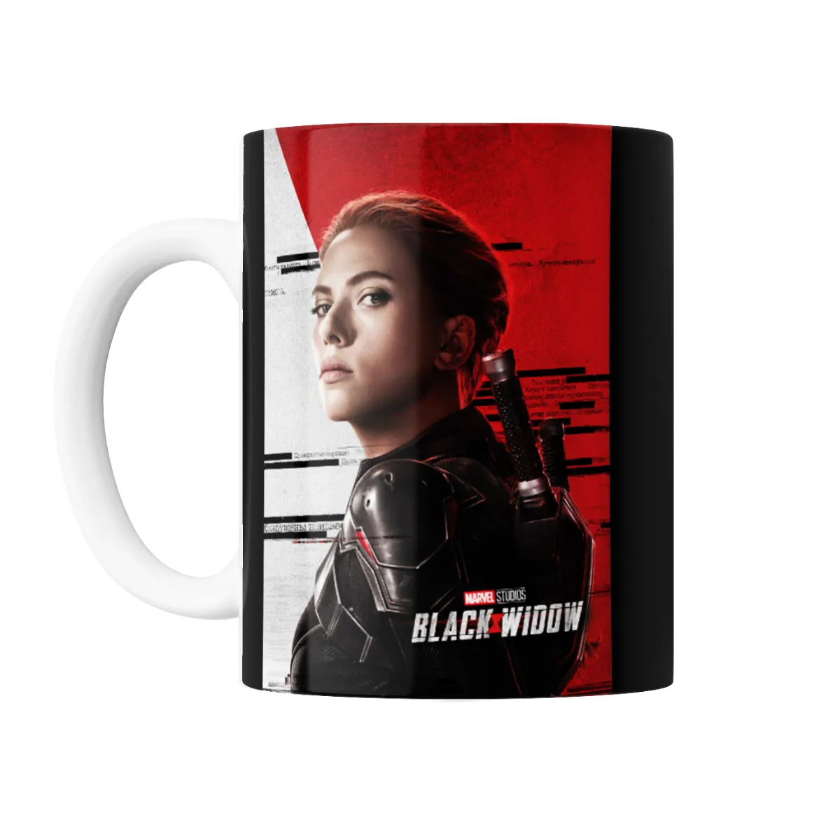 Taza de Cerámica Black Widow Natasha Romanoff Película - vista 2
