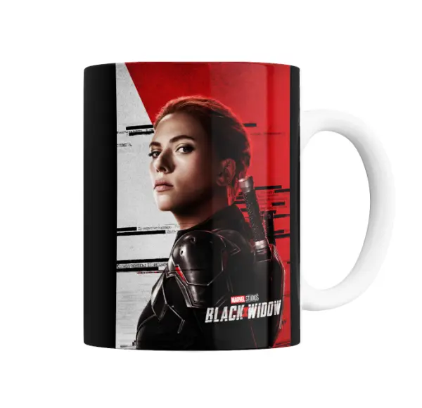 Taza de Cerámica Black Widow Natasha Romanoff Película