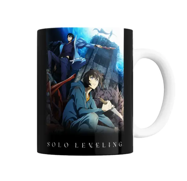 Taza de Cerámica Solo Leveling Sung Jin-Woo y Yuno