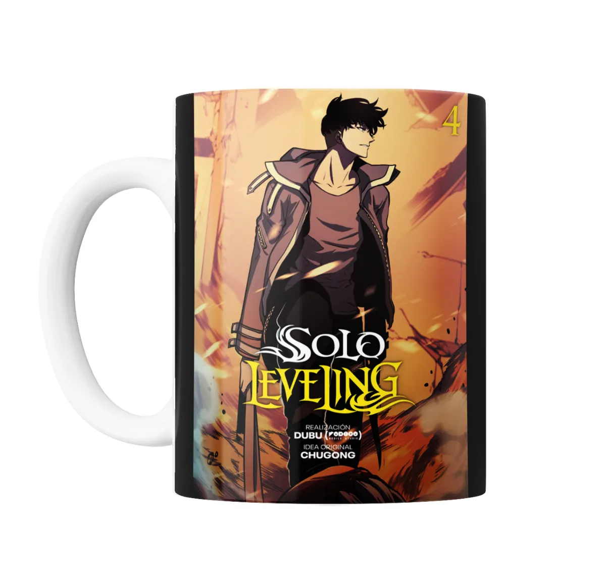 Taza de Cerámica Solo Leveling Sung Jin-Woo Portada - vista 2