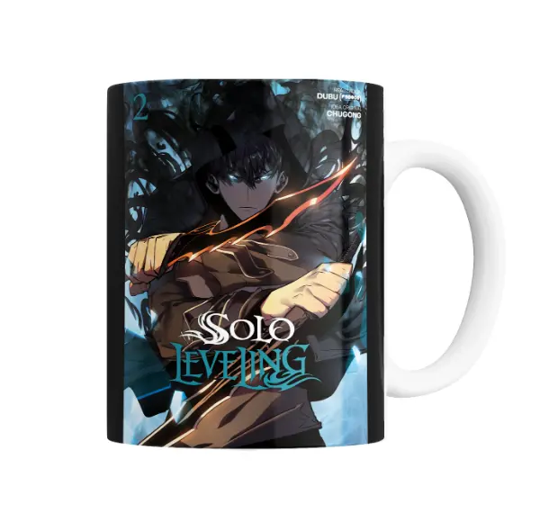 Taza de Cerámica Solo Leveling Sung Jin-Woo Portada Volumen 2