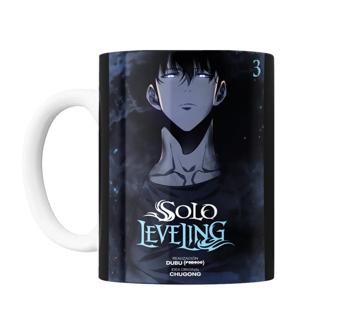 Taza de Cerámica Solo Leveling Sung Jin-Woo Portada Vol 3 - vista 2