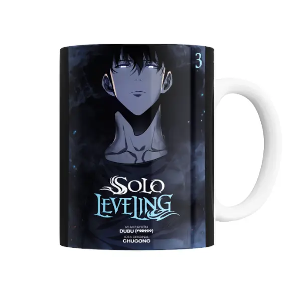 Taza de Cerámica Solo Leveling Sung Jin-Woo Portada Vol 3
