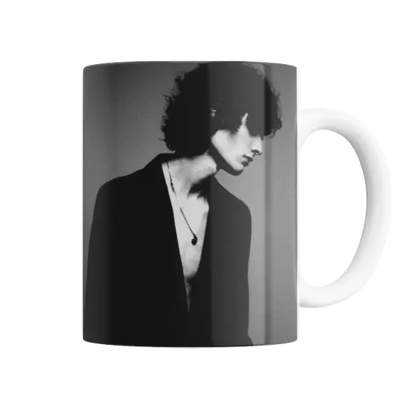 Taza de Cerámica Sombr Retrato en Blanco y Negro