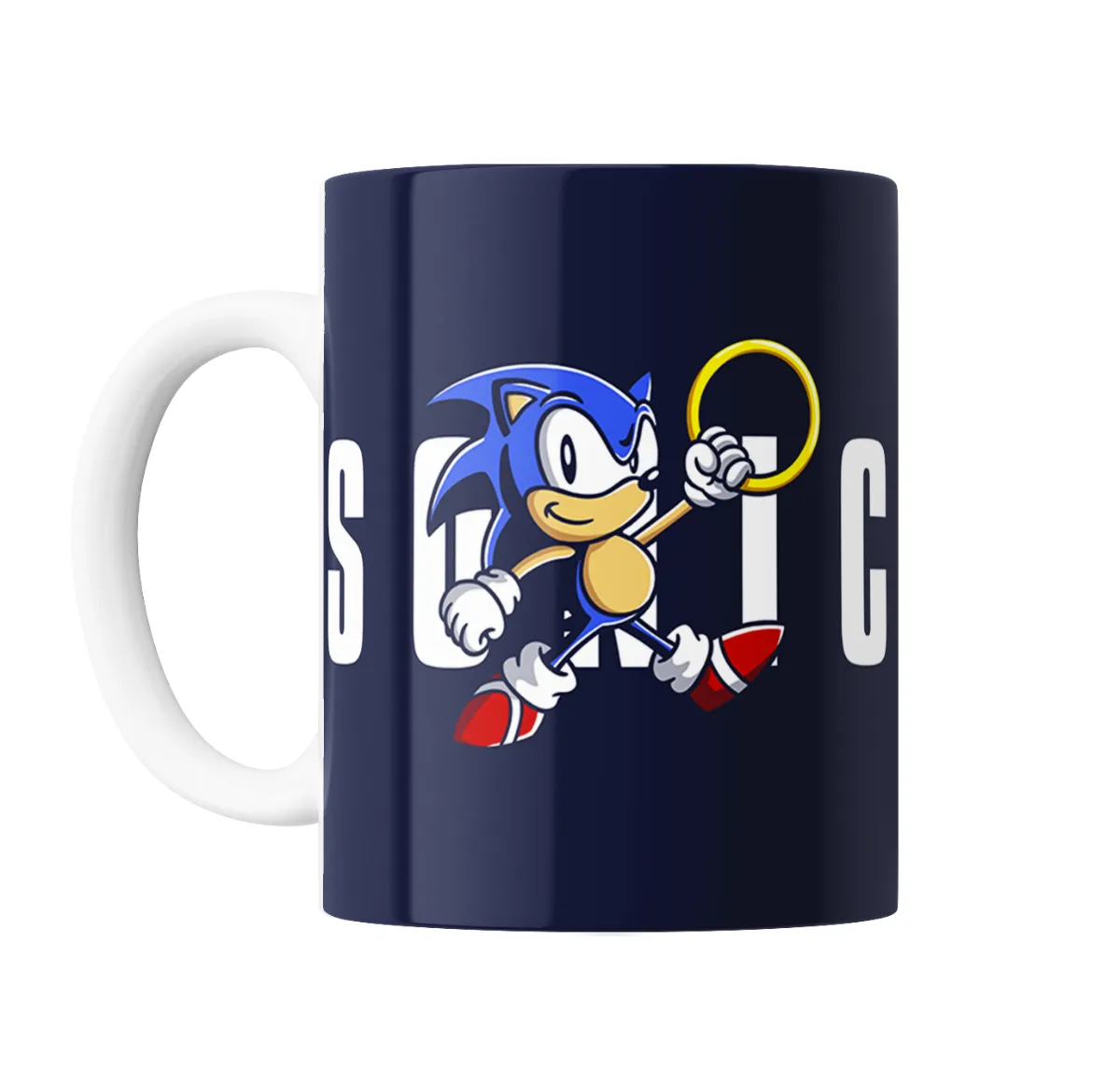 Taza de Cerámica Sonic Clásico con Anillo - vista 2