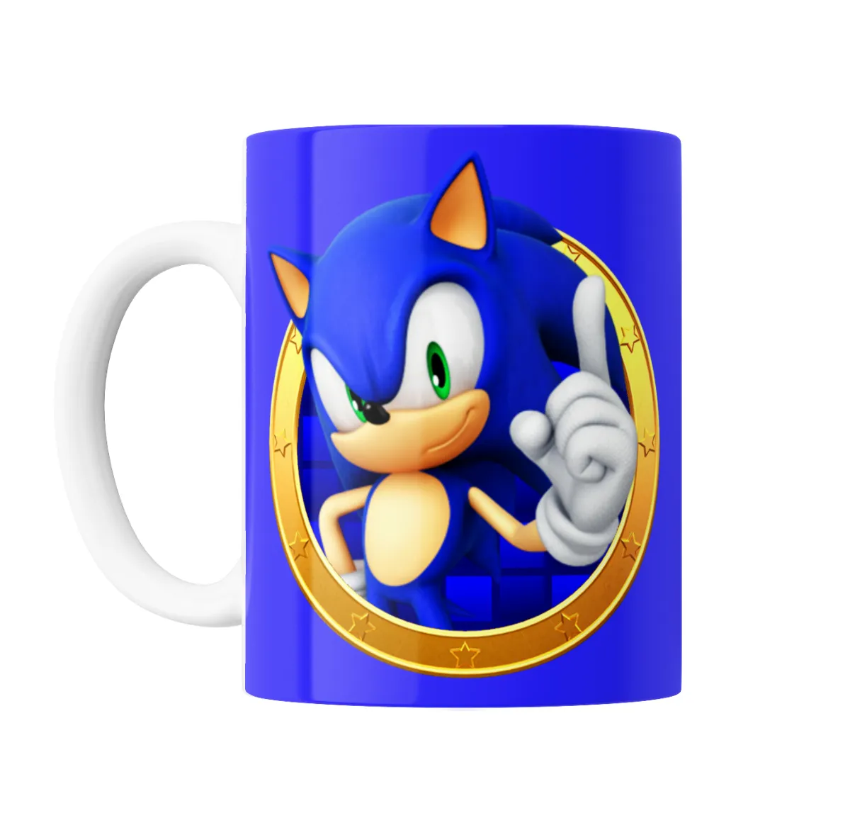 Taza de Cerámica Sonic Pose Clásica - vista 2