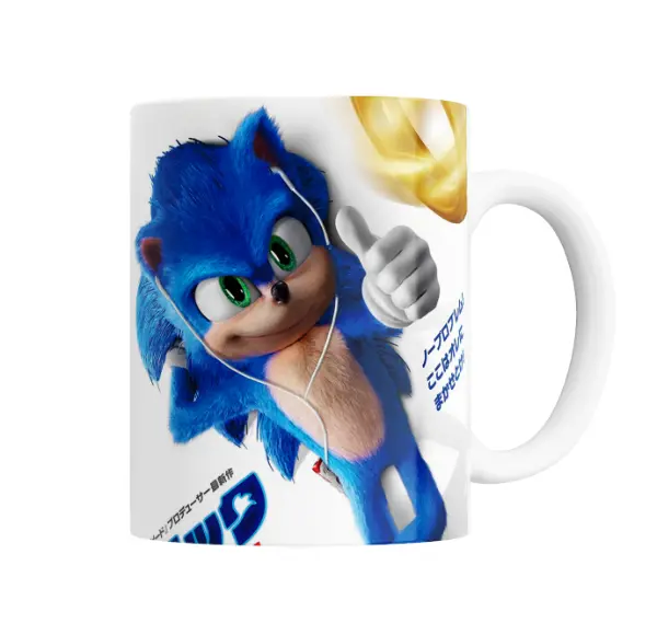 Taza de Cerámica Sonic the Hedgehog Pulgar Arriba