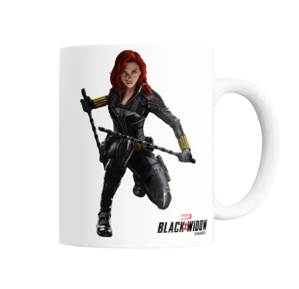 Taza de Cerámica Black Widow Natasha Romanoff Marvel