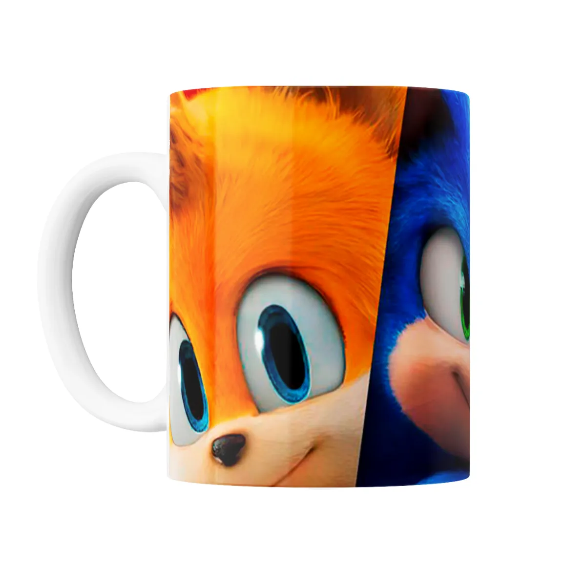 Taza de Cerámica Sonic Primer Plano - vista 2