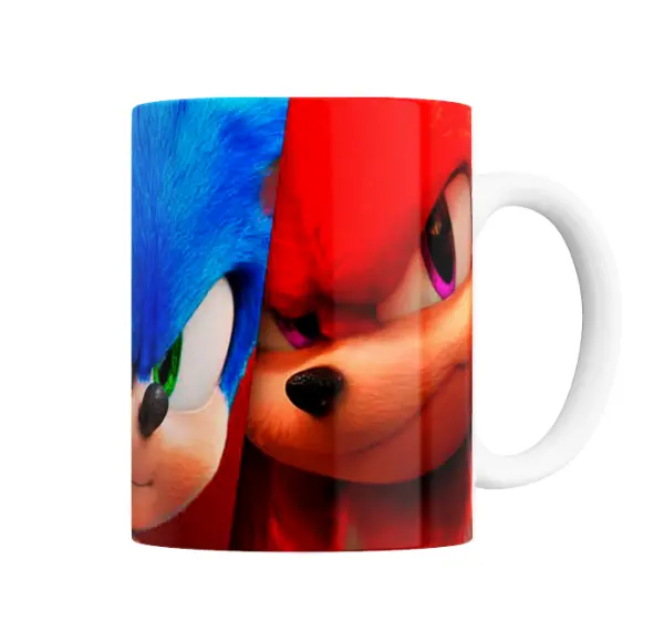 Taza de Cerámica Sonic Primer Plano