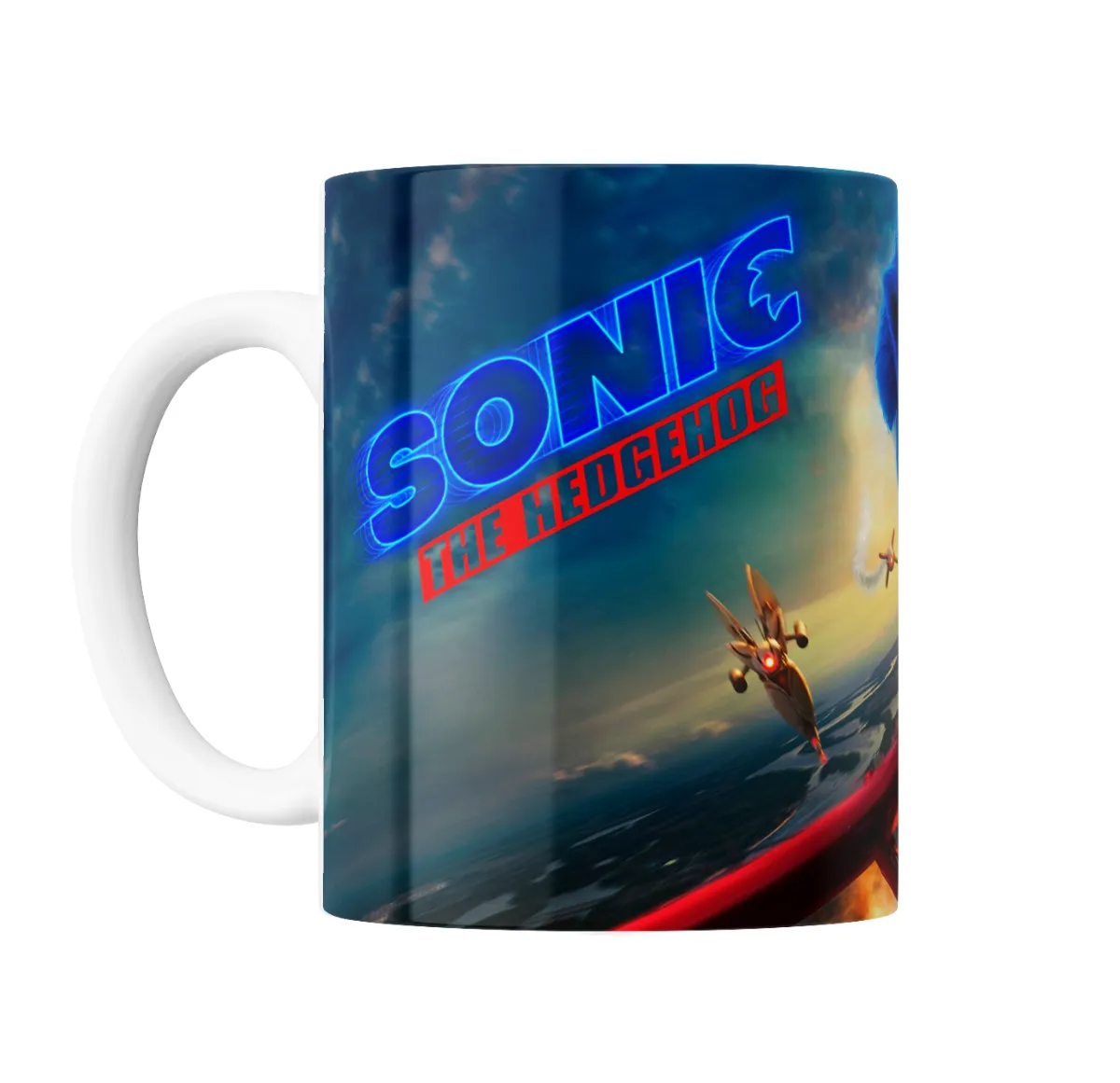 Taza de Cerámica Sonic Película Tails y Eggman - vista 2