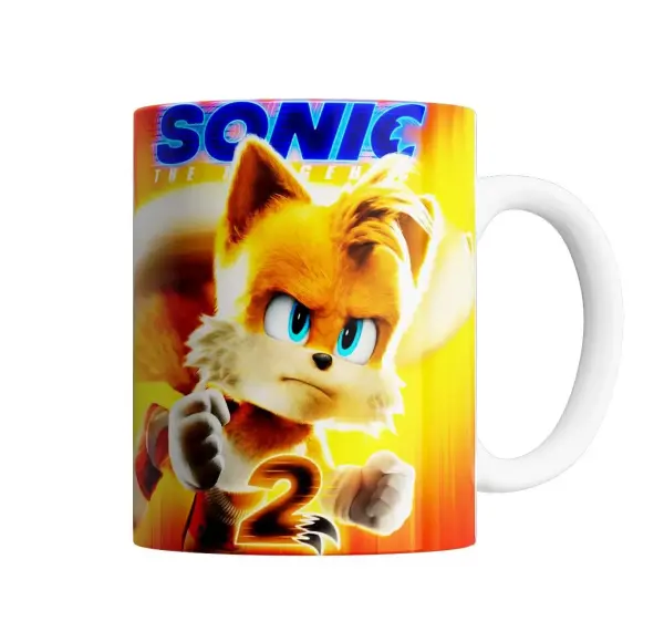 Taza de Cerámica Sonic Tails Película 2