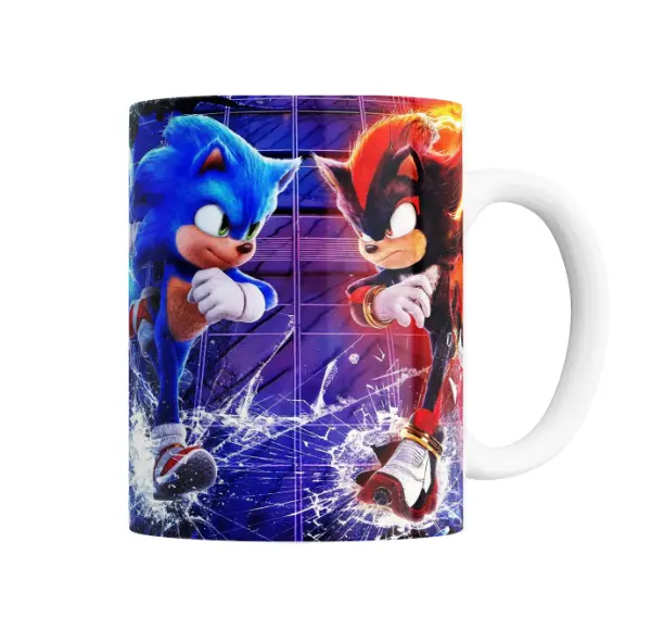 Taza de Cerámica Sonic Shadow Película
