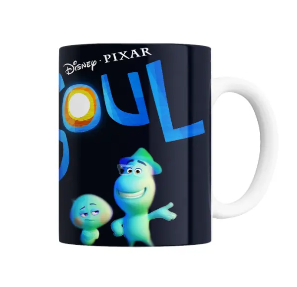 Taza de Cerámica Soul Joe Gardner y Mr. Mittens