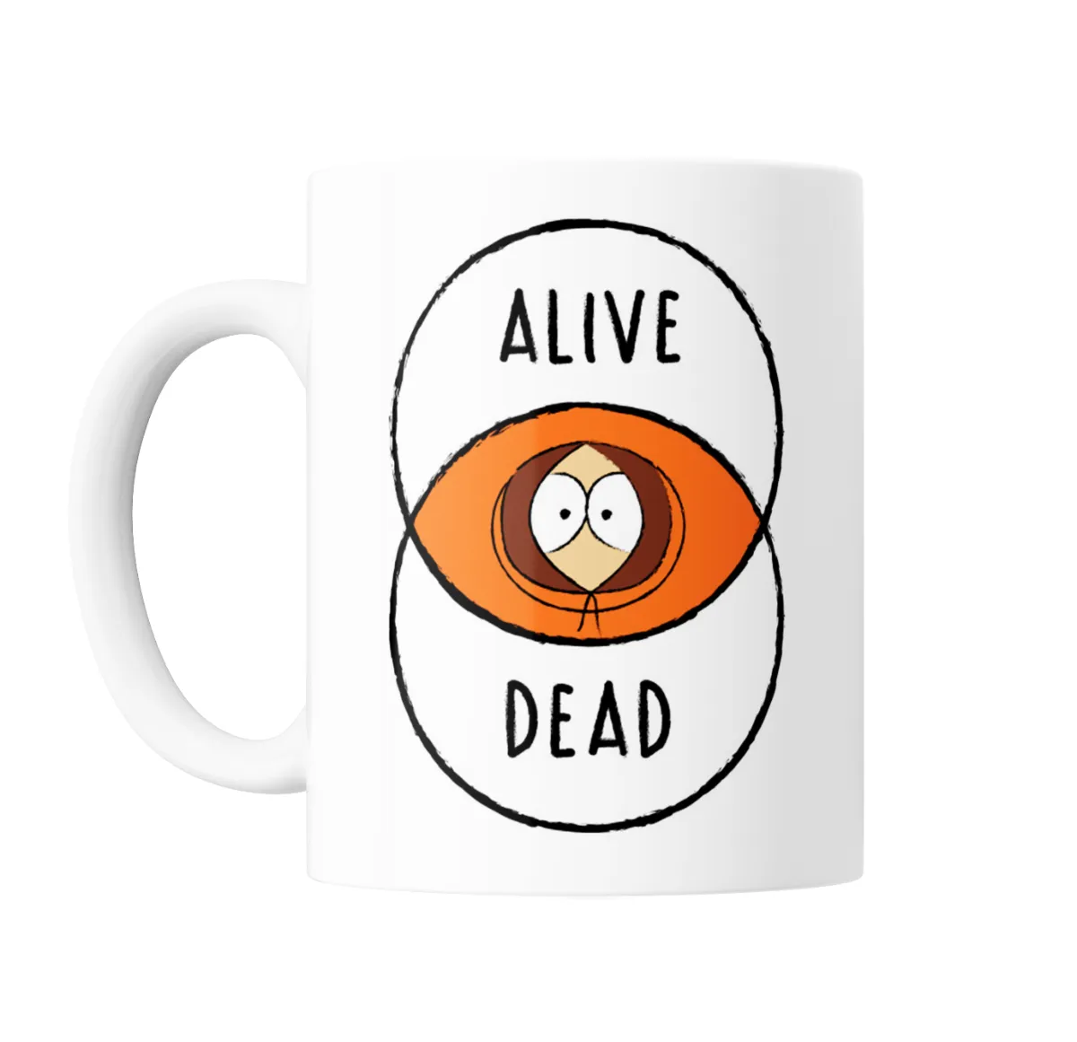Taza de Cerámica South Park Kenny Alive Dead - vista 2
