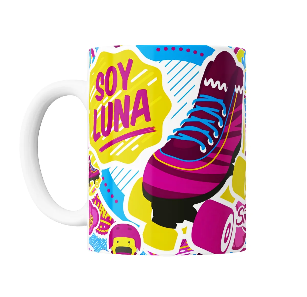 Taza de Cerámica Soy Luna Patines - vista 2