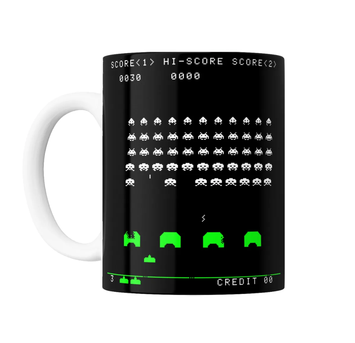 Taza de Cerámica Space Invaders Pantalla Arcade - vista 2