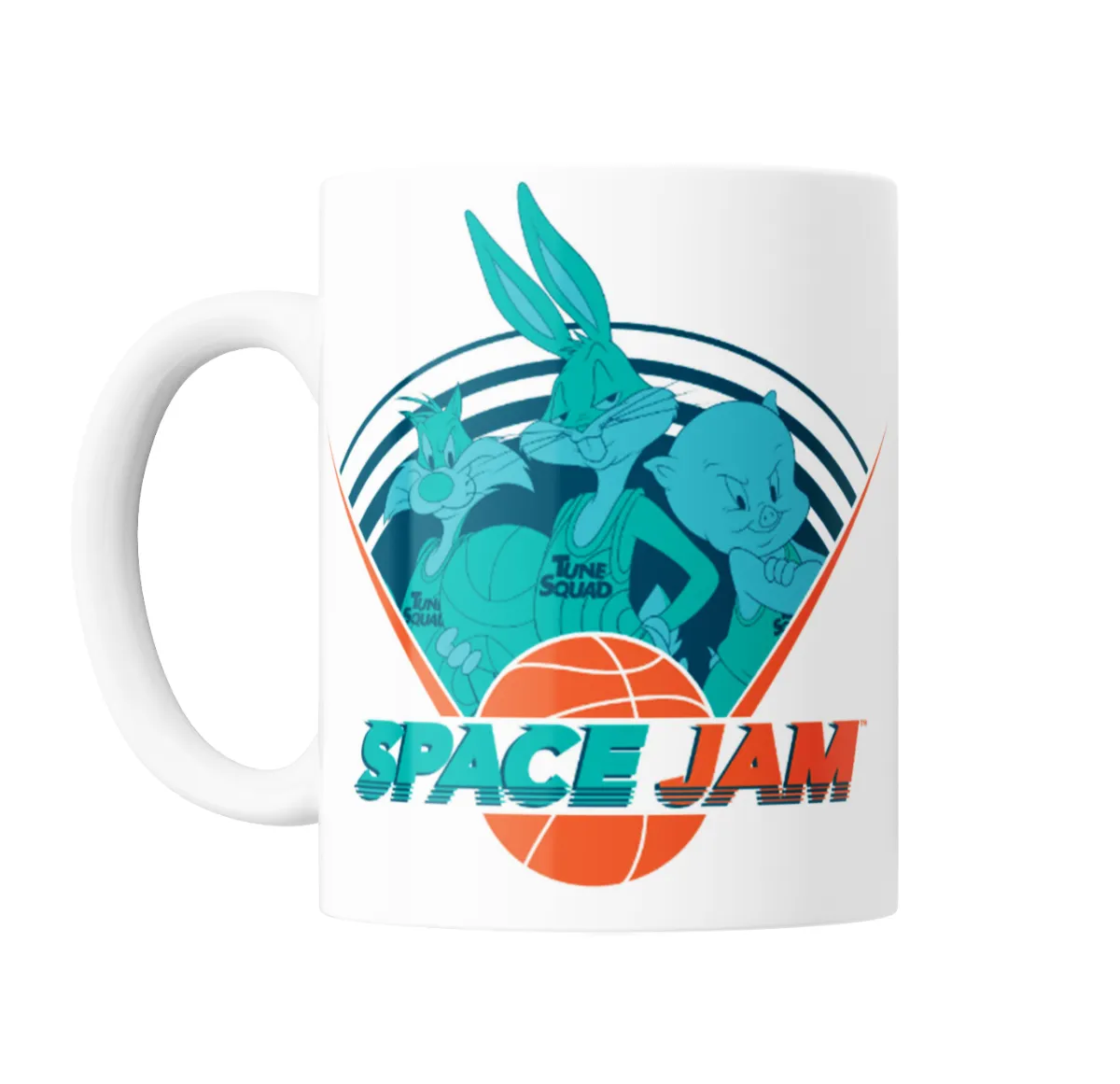 Taza de Cerámica Space Jam Tune Squad Bugs Sylvester Porky - vista 2