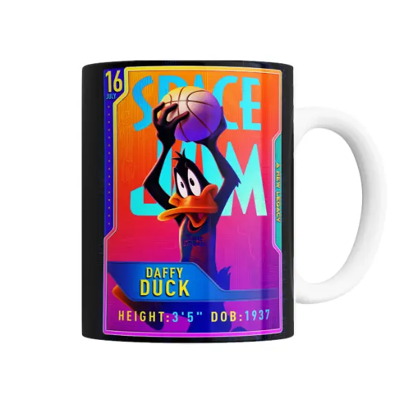 Taza de Cerámica Space Jam Daffy Duck Tune Squad