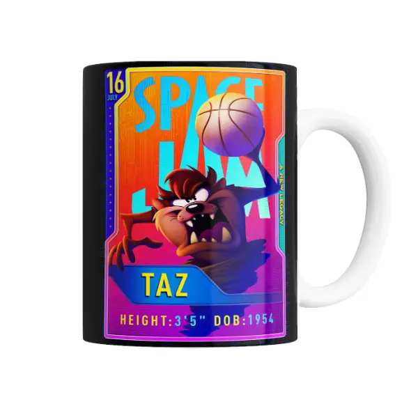 Taza de Cerámica Space Jam Taz Basquet