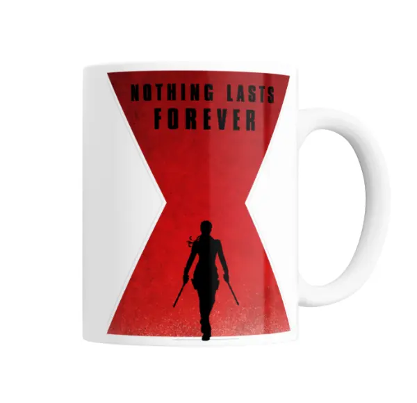 Taza de Cerámica Black Widow Nothing Lasts Forever