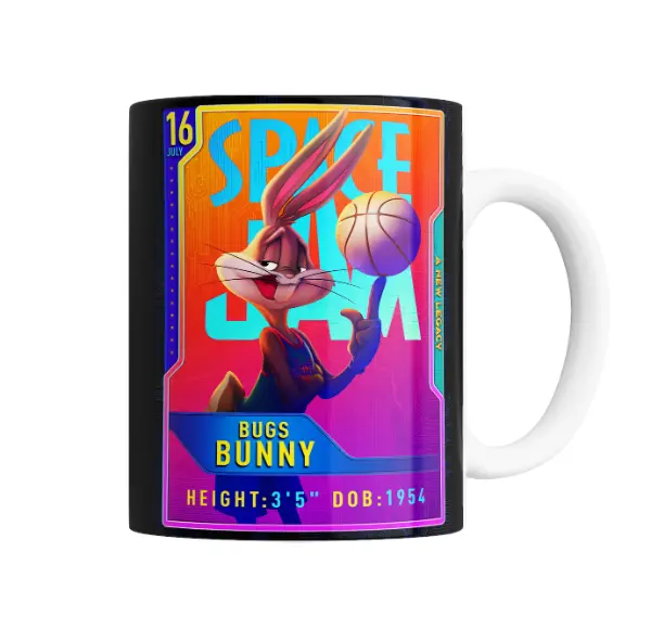 Taza de Cerámica Space Jam Bugs Bunny Nueva Leyenda
