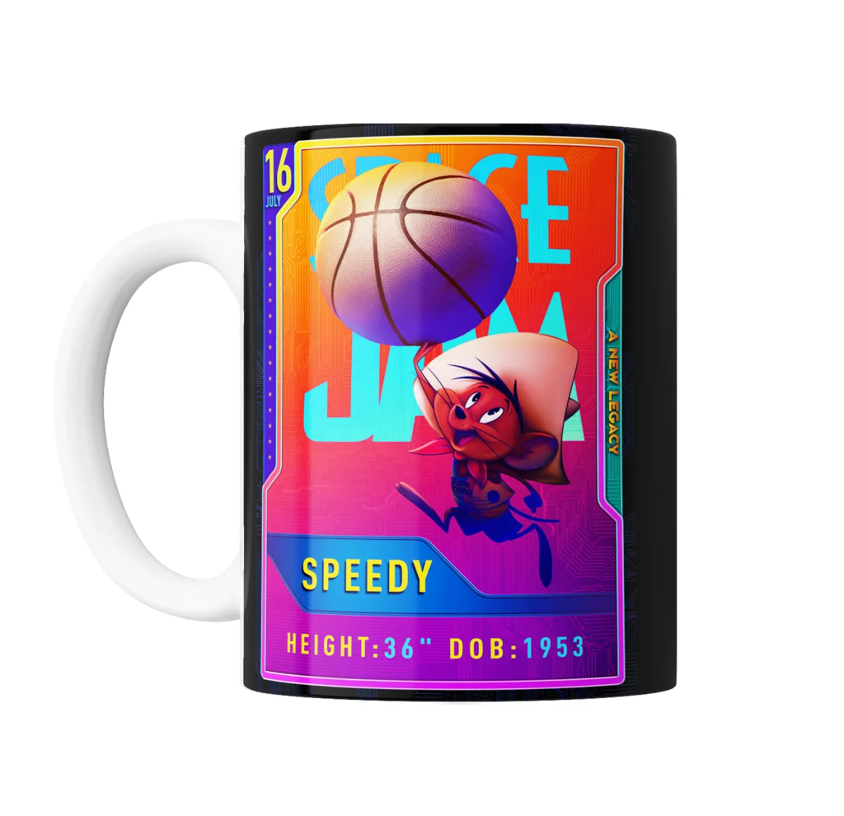 Taza de Cerámica Space Jam Speedy Tarjeta Coleccionable - vista 2