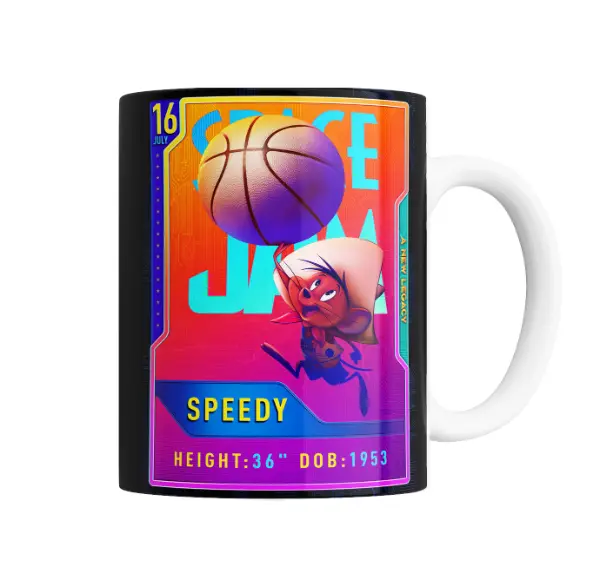 Taza de Cerámica Space Jam Speedy Tarjeta Coleccionable