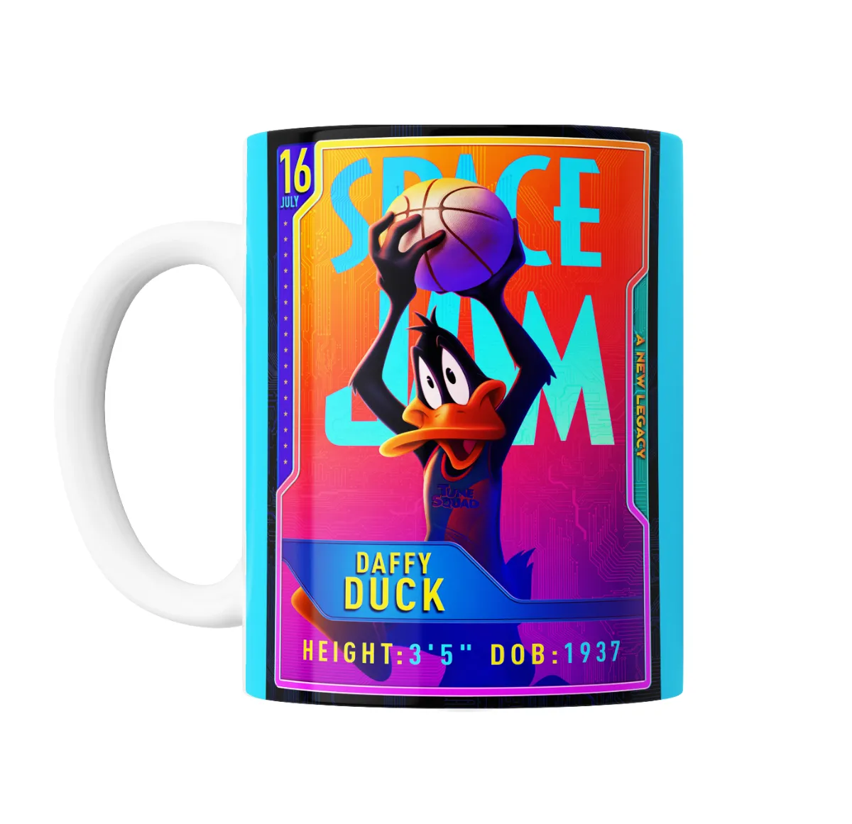 Taza de Cerámica Space Jam Daffy Duck Tune Squad - vista 2