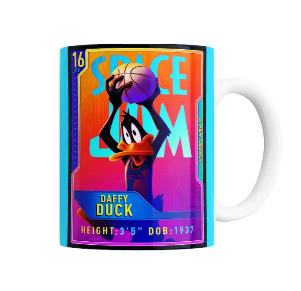 Taza de Cerámica Space Jam Daffy Duck Tune Squad