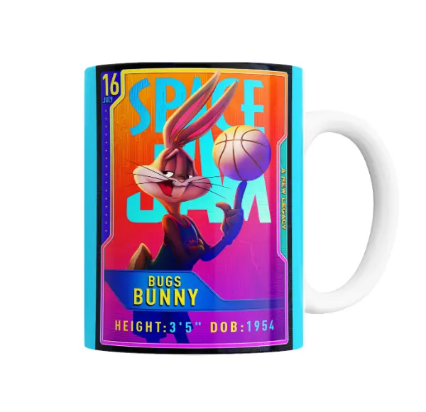 Taza de Cerámica Space Jam Bugs Bunny Tune Squad