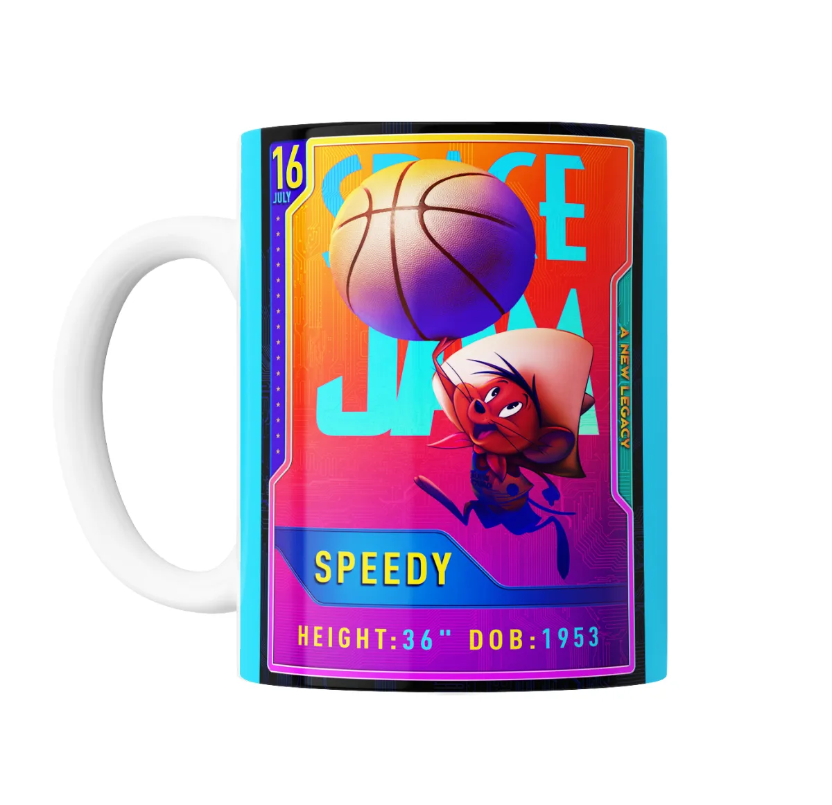 Taza de Cerámica Space Jam Speedy Gonzales Tarjeta Coleccionable - vista 2