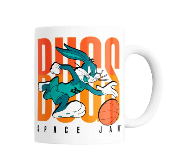 Taza de Cerámica Space Jam Bugs Bunny Basquet