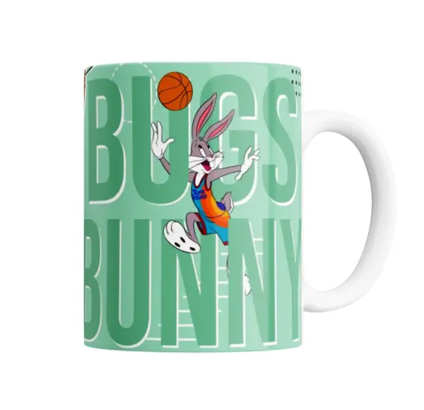 Taza de Cerámica Space Jam Bugs Bunny Básquet