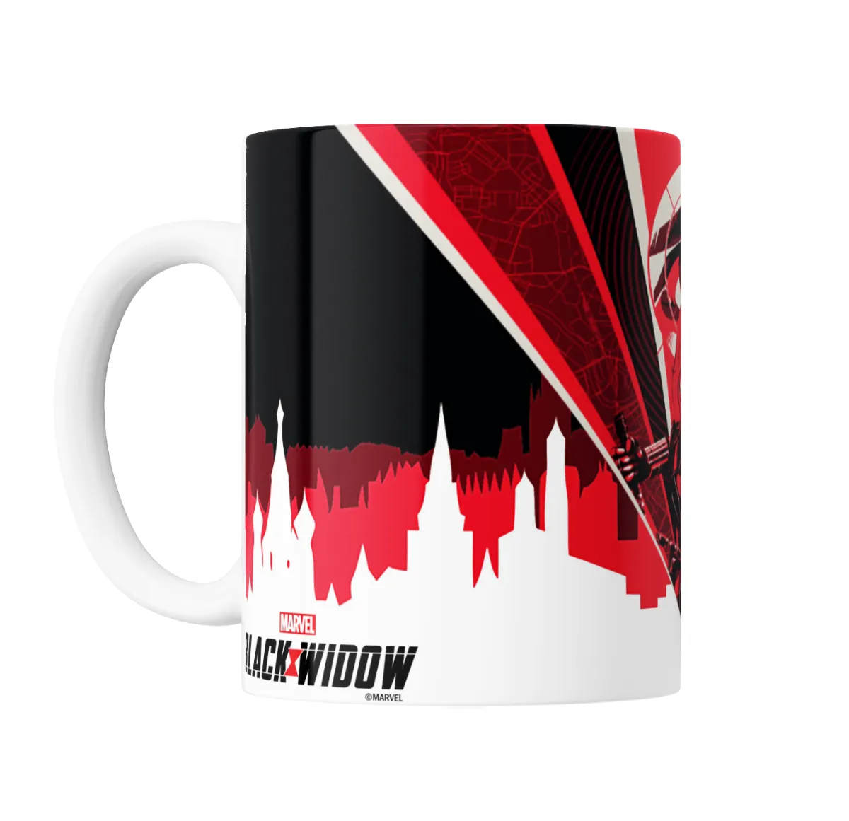 Taza de Cerámica Black Widow Viuda Negra Ojo Marvel - vista 2