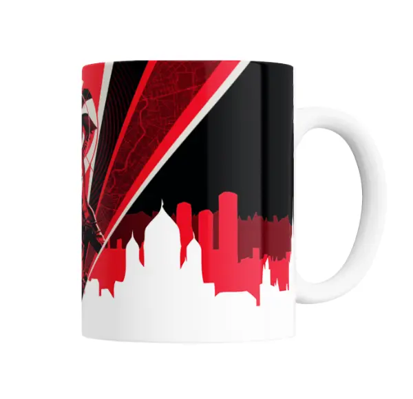 Taza de Cerámica Black Widow Viuda Negra Ojo Marvel