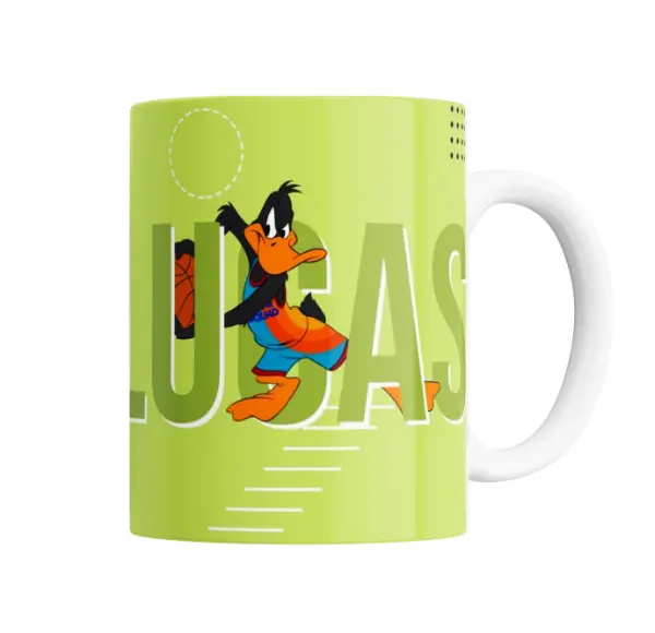 Taza de Cerámica Space Jam Lucas Pato Tune Squad