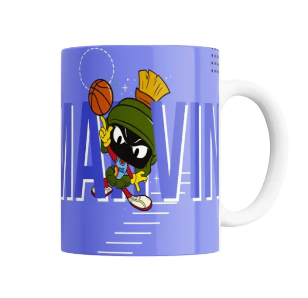 Taza de Cerámica Space Jam Marvin el Marciano Tune Squad
