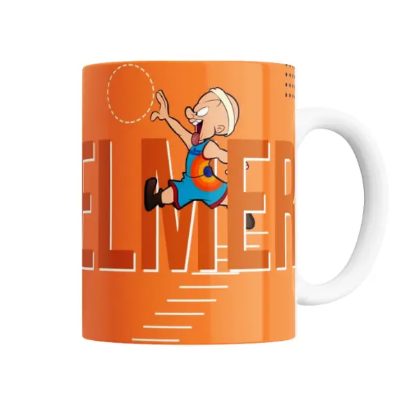 Taza de Cerámica Space Jam Tune Squad Personaje Naranja