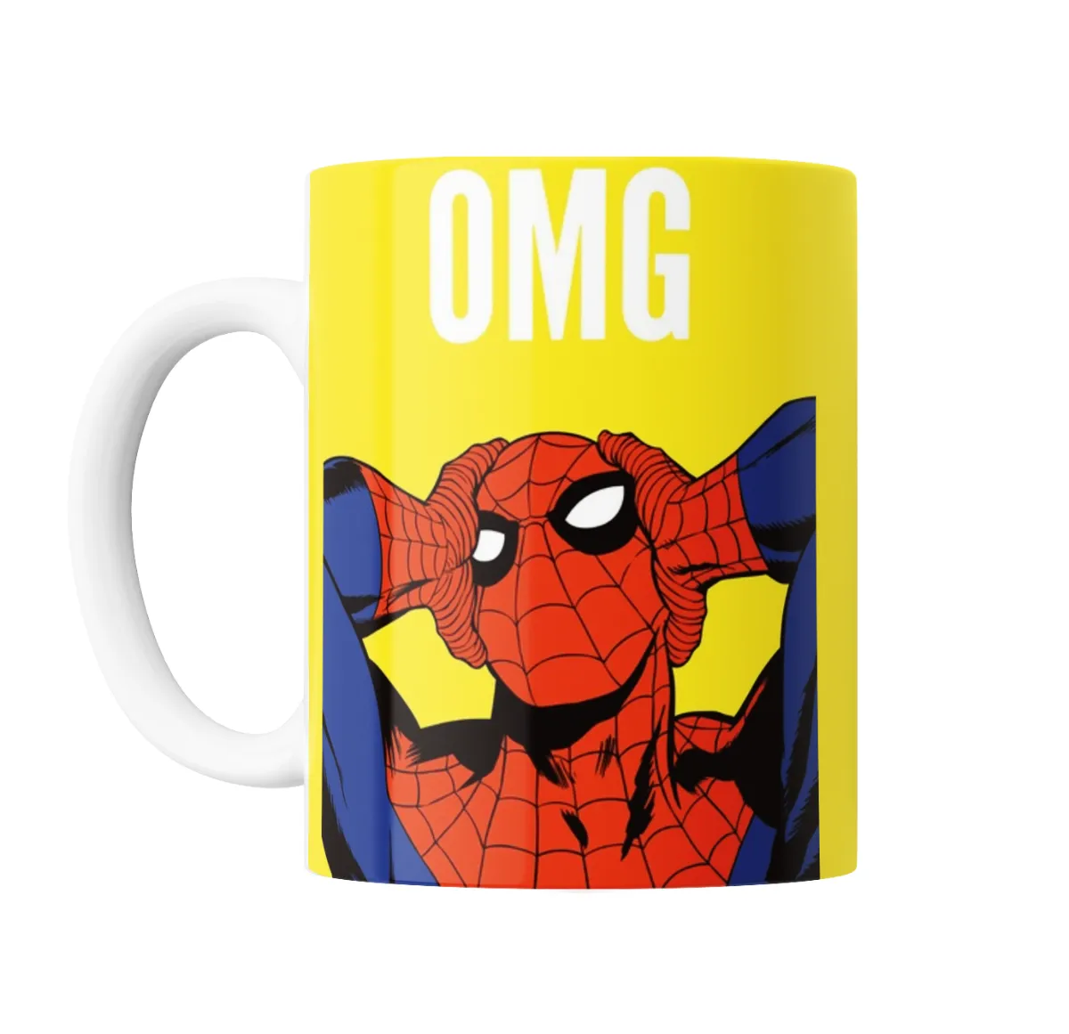 Taza de Cerámica Spiderman OMG Meme - vista 2
