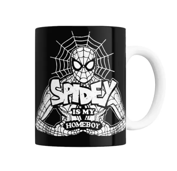 Taza de Cerámica Spiderman Spidey is my Homeboy