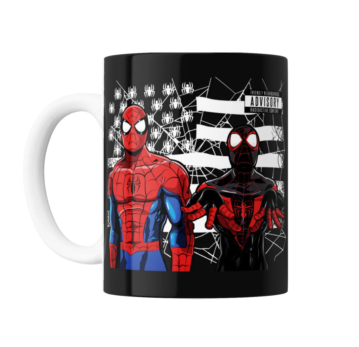 Taza de Cerámica Spiderman y Miles Morales Radioactive Content - vista 2