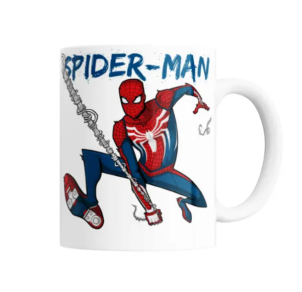 Taza de Cerámica Spider-Man Traje Advanced con Telaraña