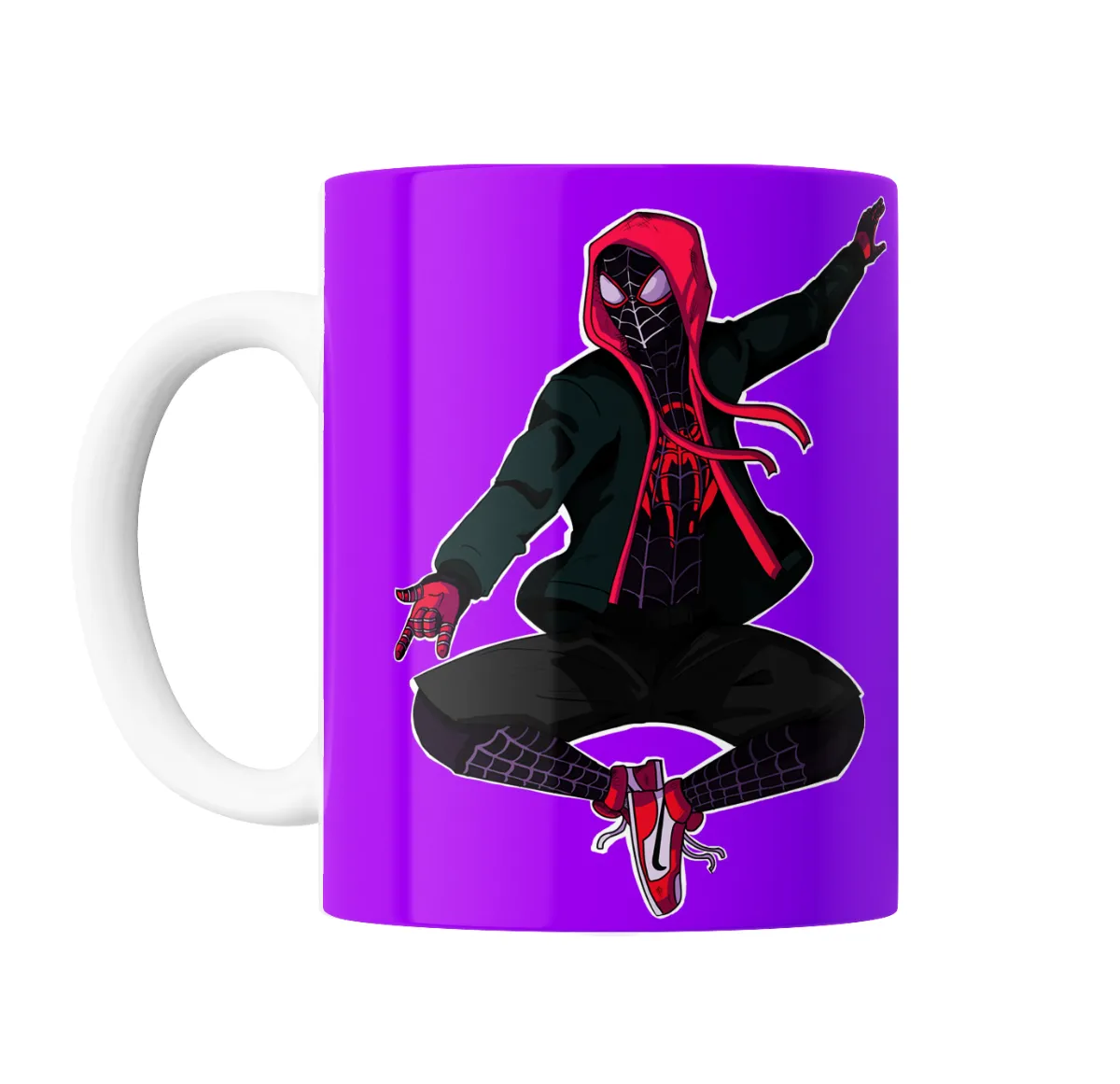 Taza de Cerámica Spiderman Miles Morales Capucha Roja - vista 2