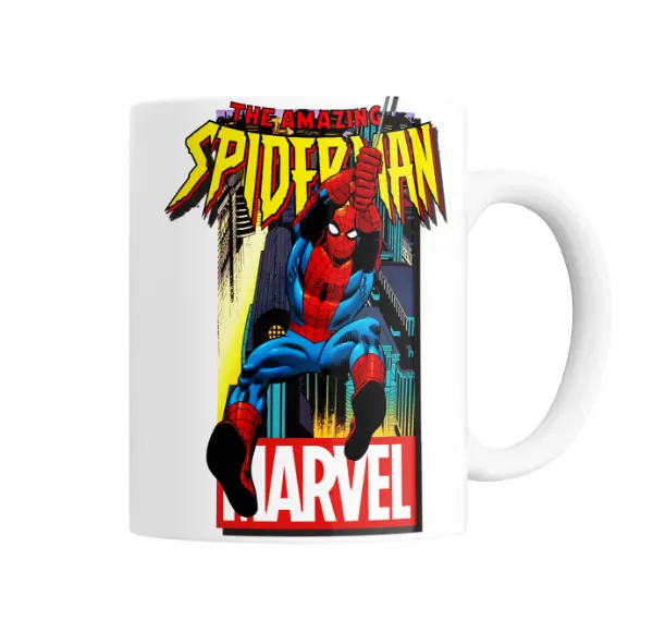 Taza de Cerámica Spiderman The Amazing Spider-Man Clásico Marvel
