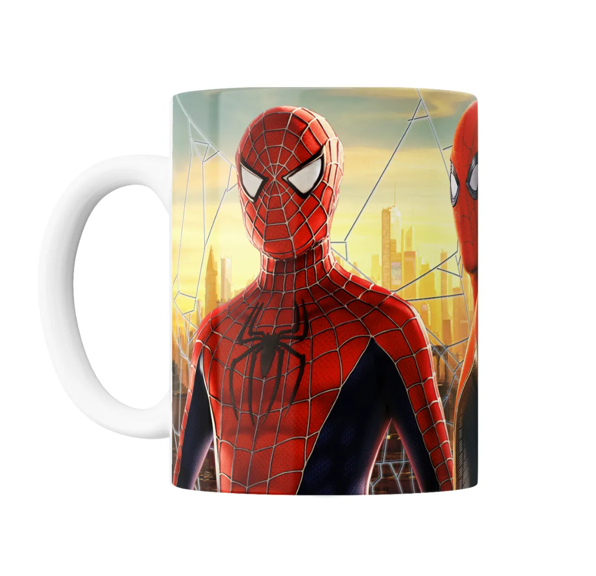 Taza de Cerámica Spiderman Traje Negro y Dorado No Way Home - vista 2