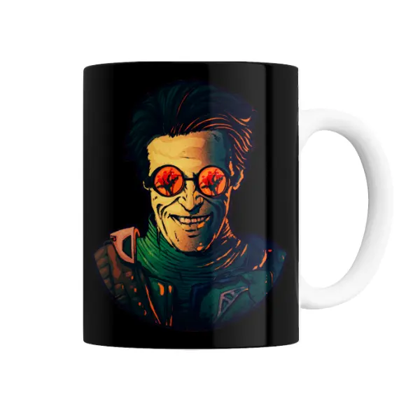 Taza de Cerámica Spiderman Villano Lentes Arañas
