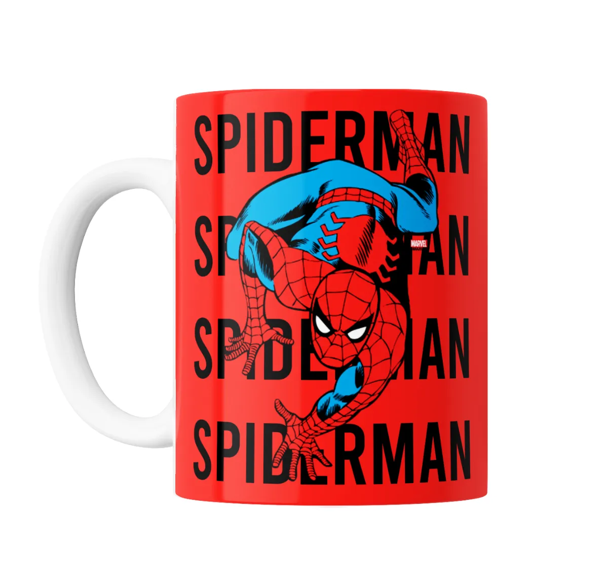 Taza de Cerámica Spiderman Vintage Comic Repetido - vista 2