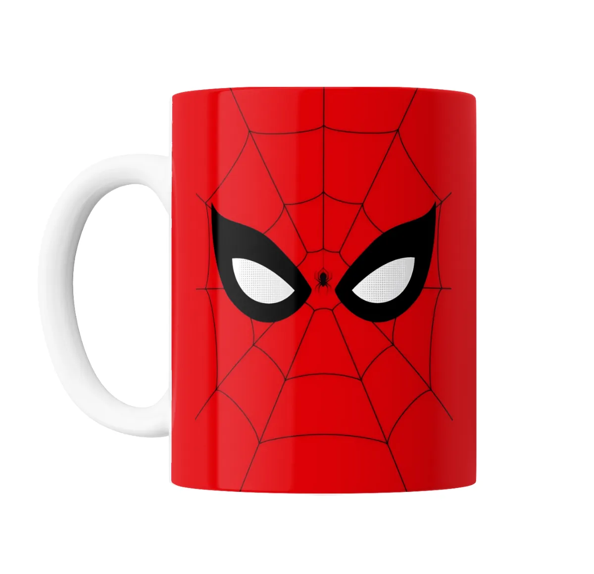 Taza de Cerámica Spiderman Mascara y Telaraña - vista 2