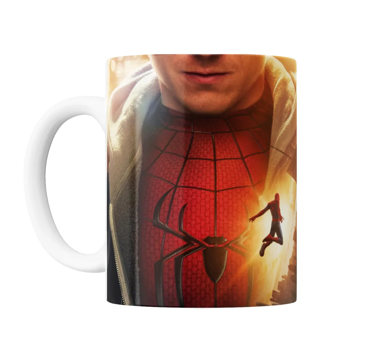 Taza de Cerámica Spiderman Traje Rojo y Negro Chaqueta - vista 2